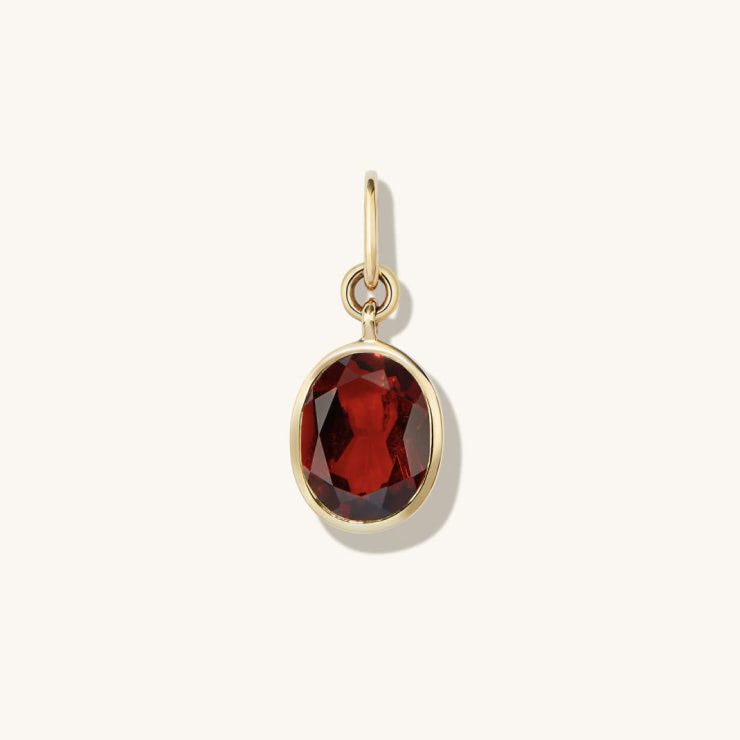 e Emerald Cut Gemstone Charm e - Image 3